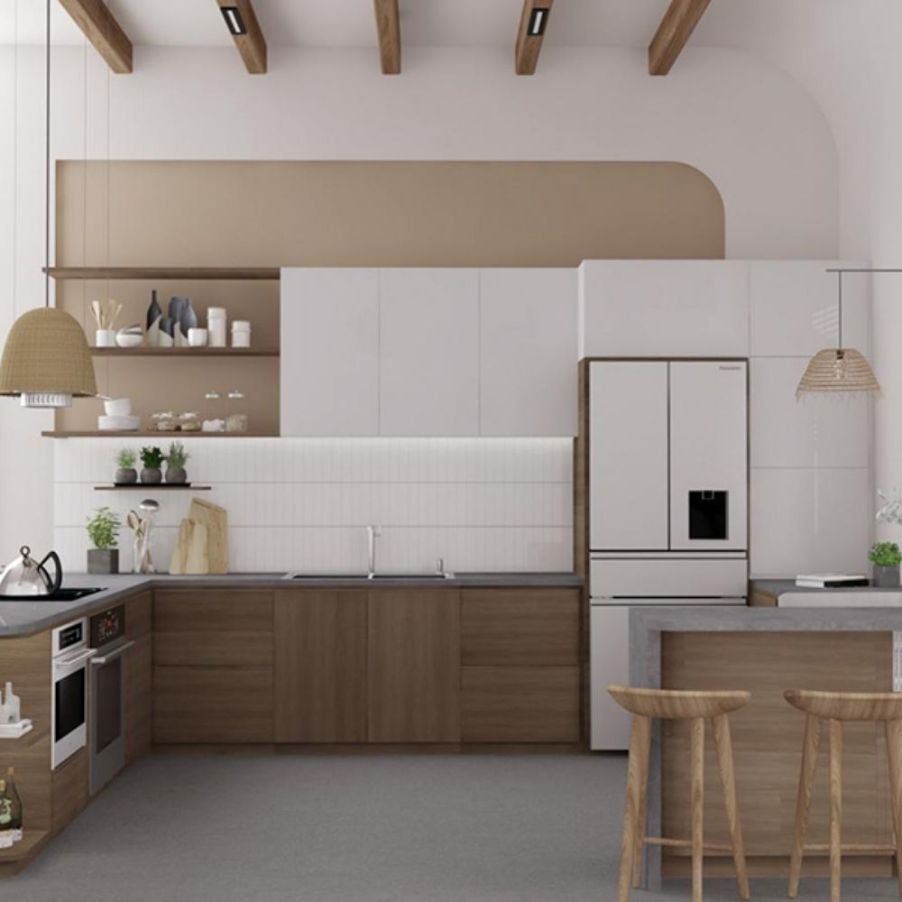 MẪU NHÀ BẾP PHÙ HỢP NHÀ ỐNG