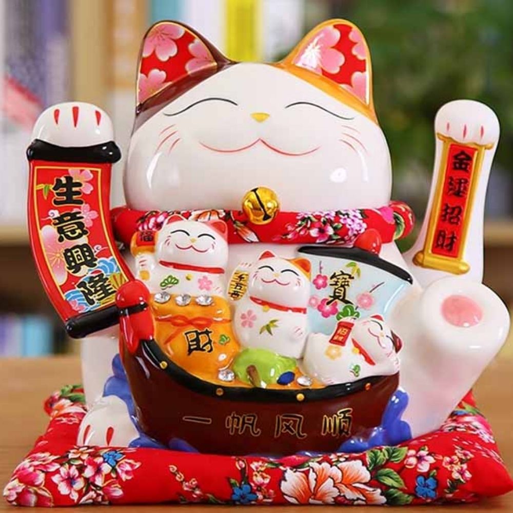 MÈO THẦN TÀI Ý NGHĨA TRONG PHONG THỦY