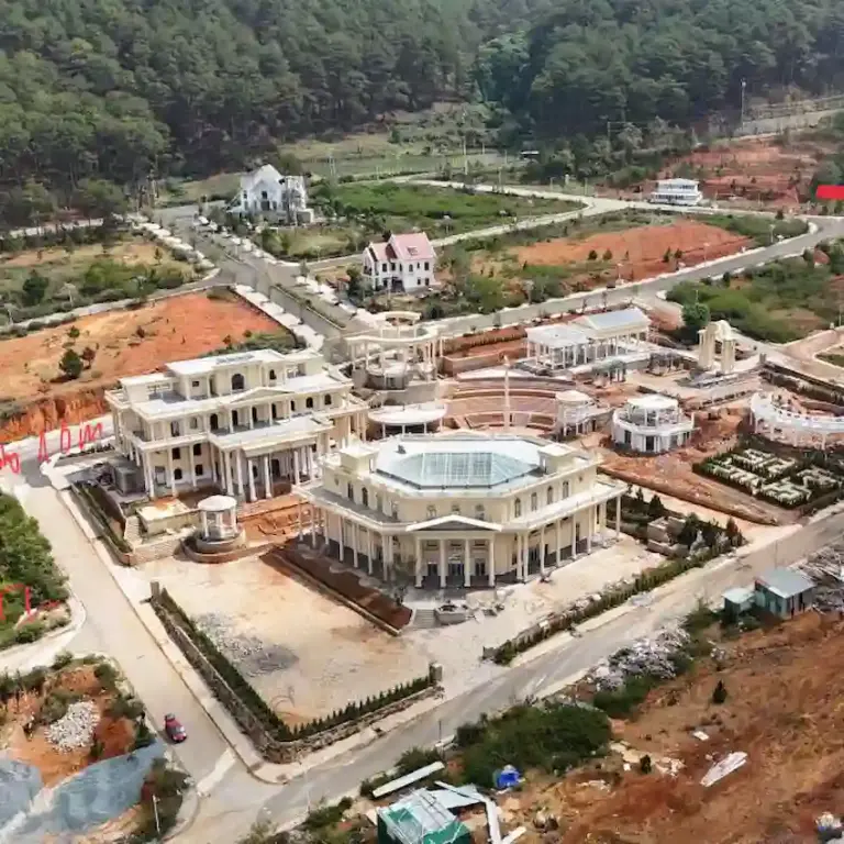 Bán đất tại khu Langbiang Town Vạn Xuân – Lạc Dương – L âm Đồng (267m2, Sổ hồng riêng, 2 mặt tiền đường ô tô)