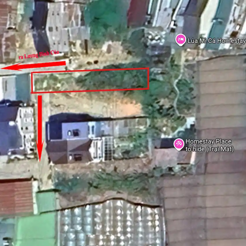Bán đất 2 mặt tiền đường Lương Đình Của – Phường Xuân Hương – Đà Lạt (207m2, sổ hồng riêng, đường ô tô)